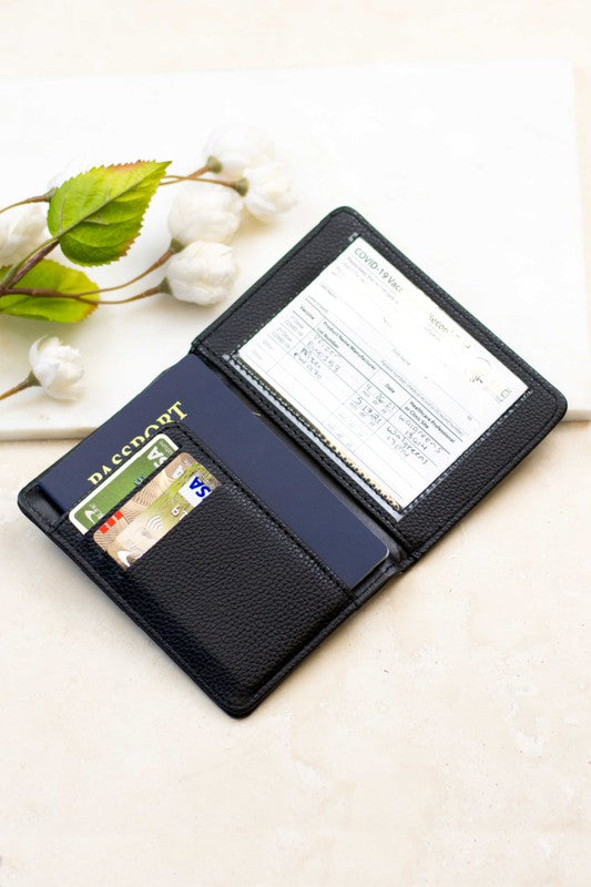 Passport and Vaccine Credit Card Wallet