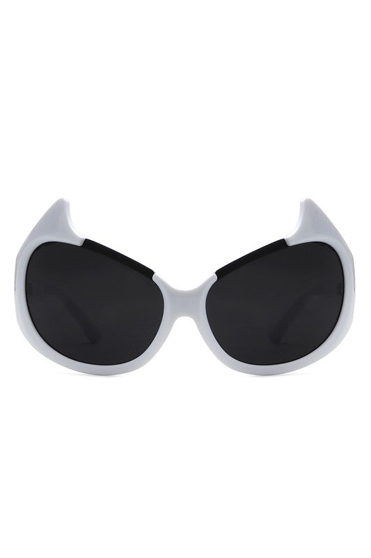 Round Oversize Fashion Cat Eye Sunglasses