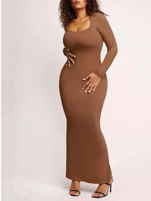 Shaper Dress for Women Mini Maxi Summer Dress Built in Shapewear Bra 8 in 1 Bodycon 2024 Casual Slip Dresses